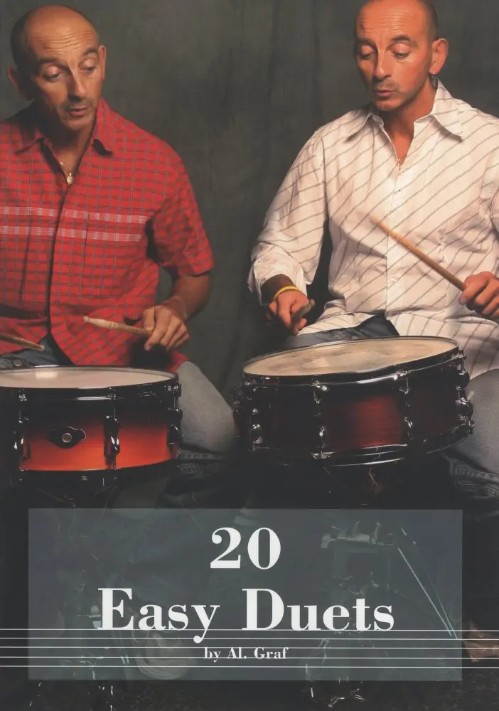 Cover: 9782959973000 | 20 Easy Duets - Snare Drum | Buch + CD | Hudson Music