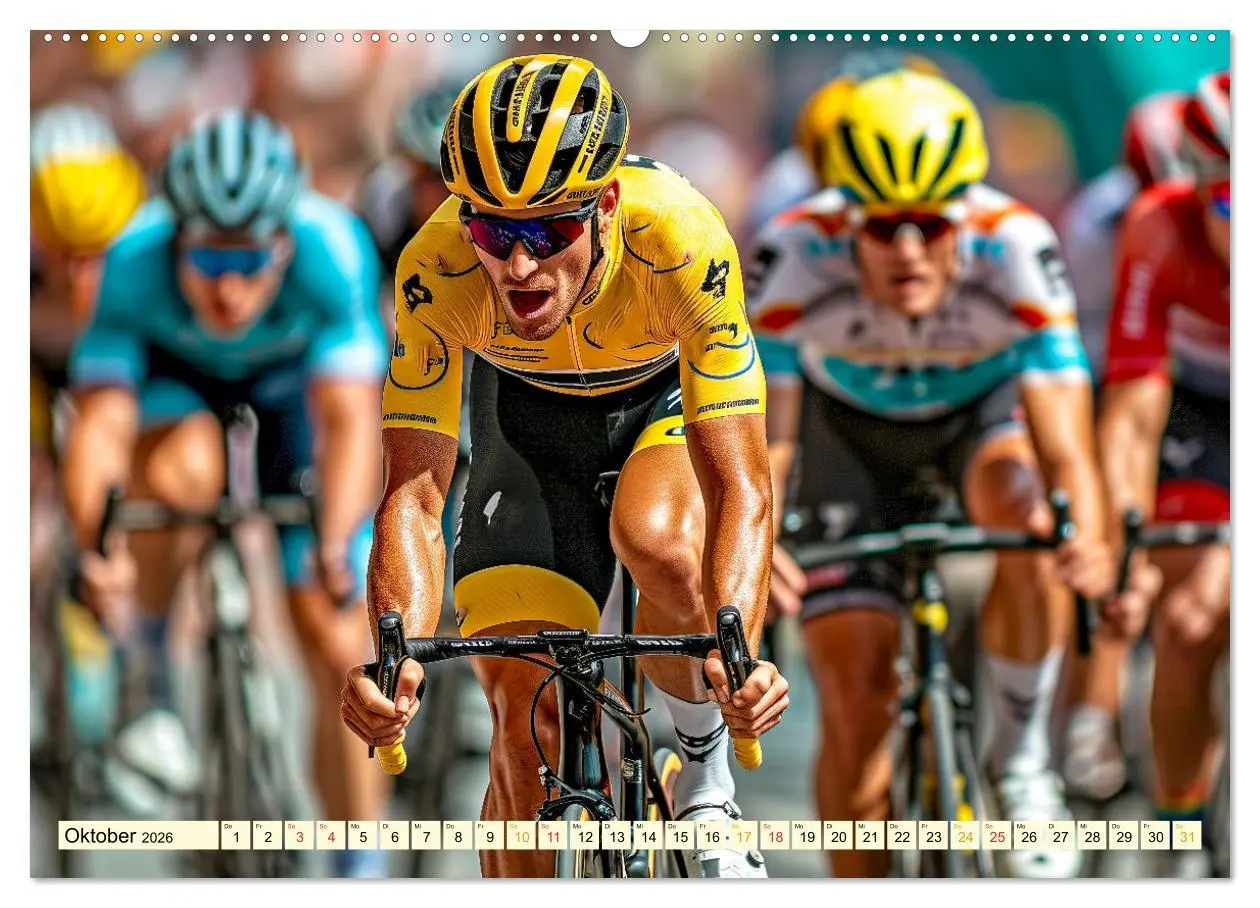 Bild: 9783457463000 | Radrennen - tolle Momente (Wandkalender 2026 DIN A2 quer), CALVENDO...