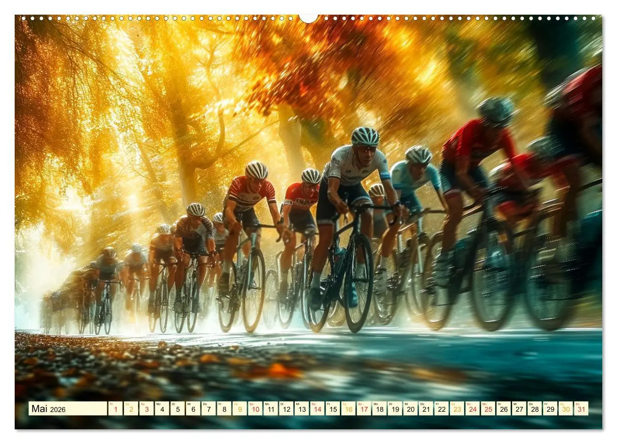 Bild: 9783457463000 | Radrennen - tolle Momente (Wandkalender 2026 DIN A2 quer), CALVENDO...