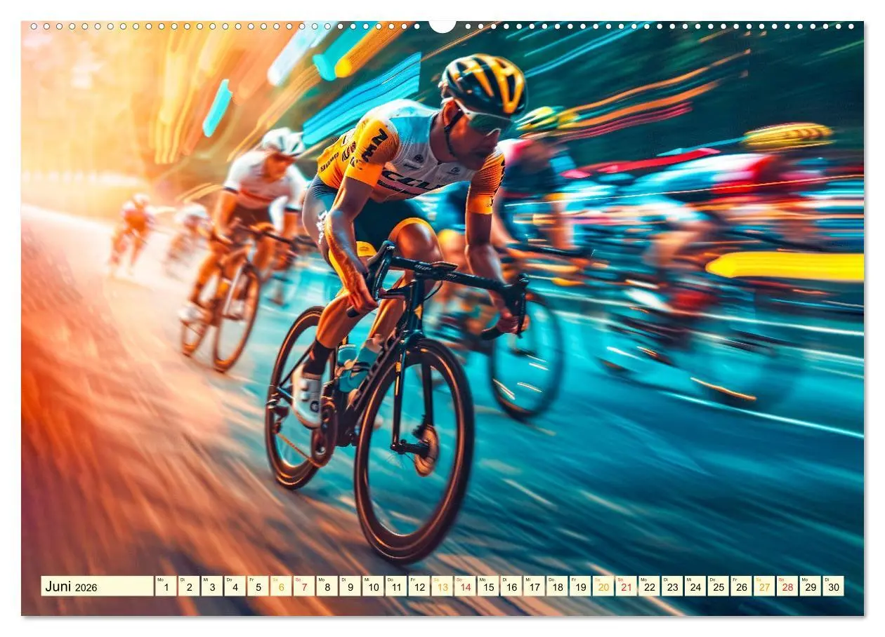 Bild: 9783457463000 | Radrennen - tolle Momente (Wandkalender 2026 DIN A2 quer), CALVENDO...