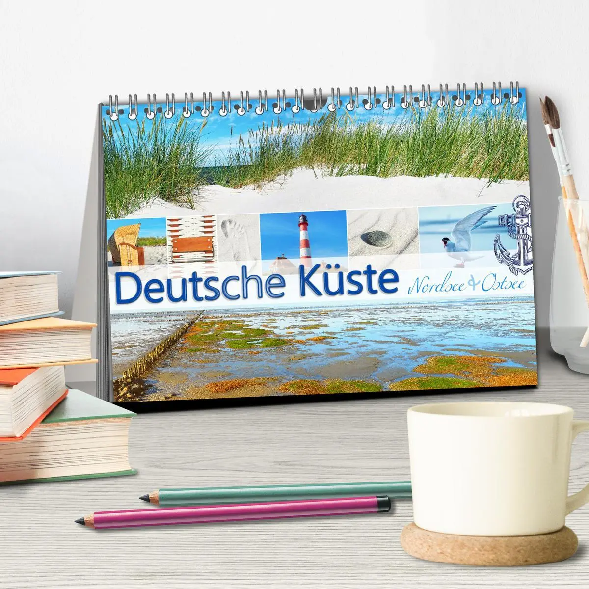 Bild: 9783457913000 | Deutsche Küste - Nordsee und Ostsee (Tischkalender 2026 DIN A5...