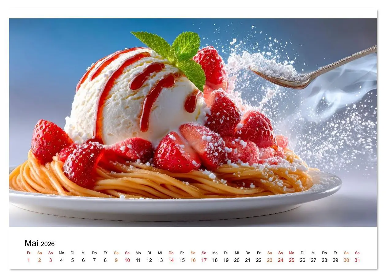 Bild: 9783516623000 | EIS dich glücklich (Wandkalender 2026 DIN A4 quer), CALVENDO...