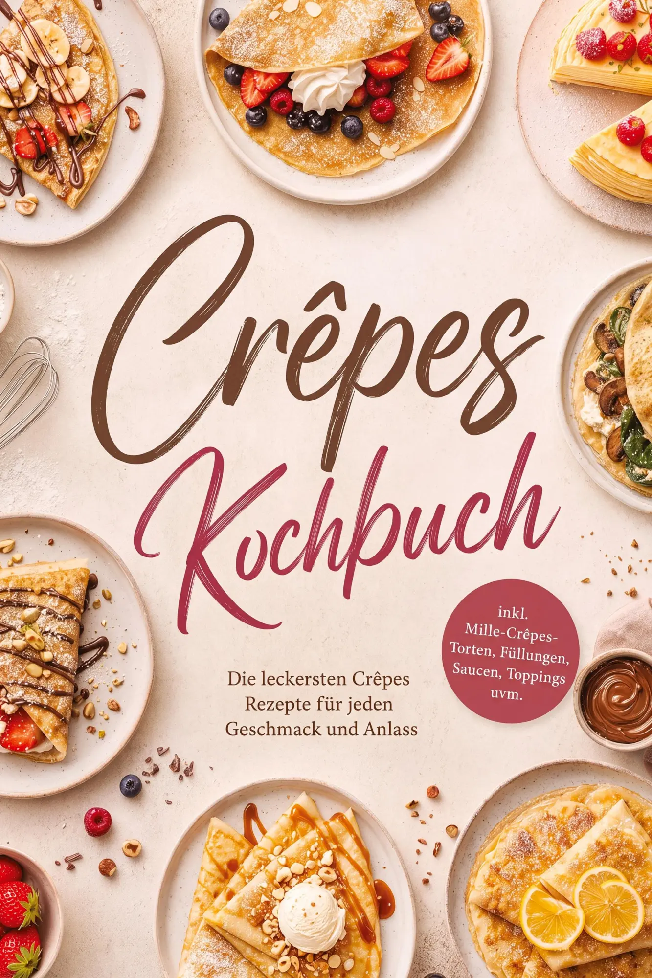 Cover: 9783694383000 | Crêpes Kochbuch: Die leckersten Crêpes Rezepte für jeden Geschmack...