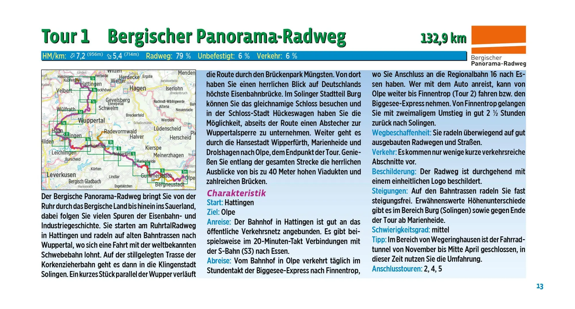 Bild: 9783711103000 | Bahntrassen- und Fluss-Radwege Bergisches Land | GmbH | Taschenbuch