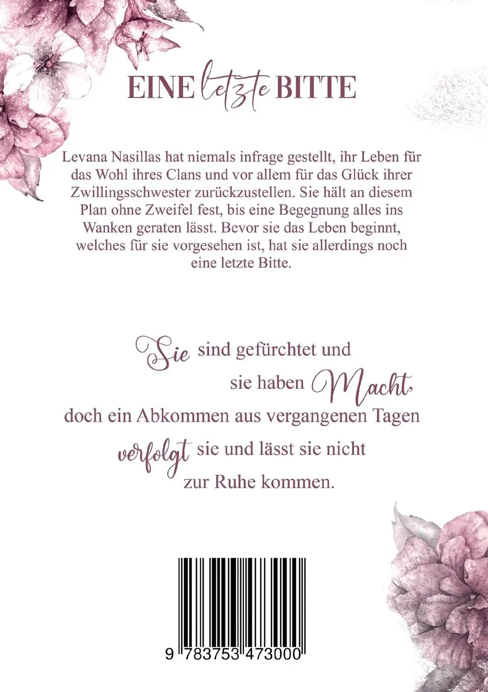 Rückseite: 9783753473000 | Los Nasillas 2 | Eine letzte Bitte | Jaliah J. | Taschenbuch | 300 S.