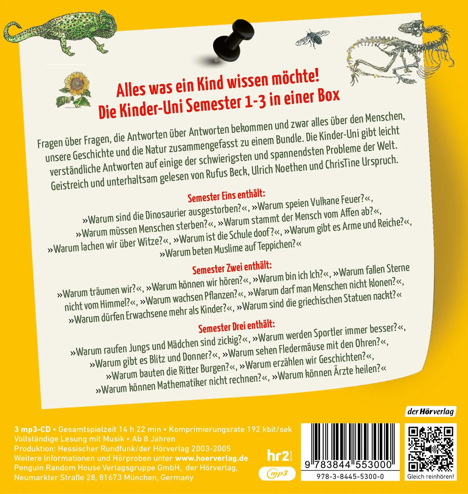 Bild: 9783844553000 | Die große Kinder-Uni Wissens-Box | Ulrich Janßen (u. a.) | MP3 | 2024