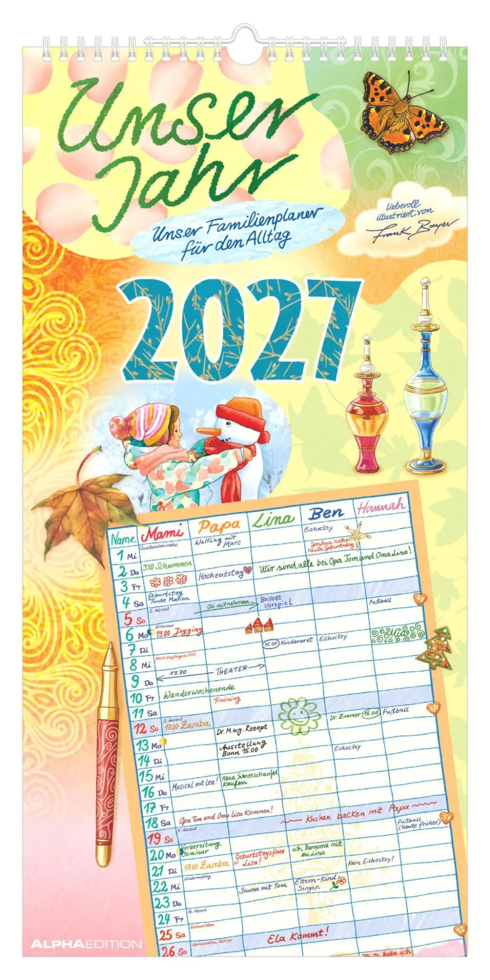 Cover: 4069095013100 | Unser Jahr - Unser Familienplaner für den Alltag 2027 | KG | Kalender