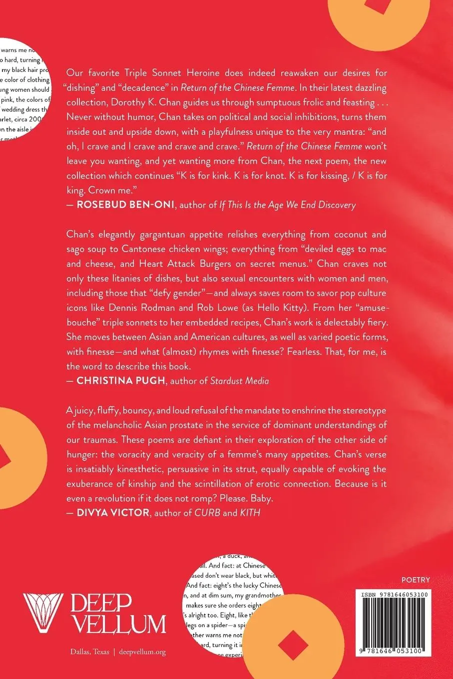 Rückseite: 9781646053100 | Return of the Chinese Femme | Dorothy Chan | Taschenbuch | Englisch