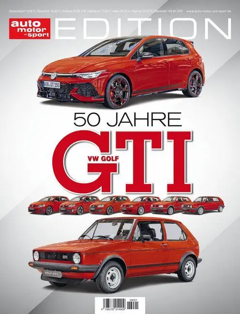 Cover: 9783613323100 | ams Edition - 50 Jahre Golf GTI | 01/2026 | Taschenbuch | 162 S.