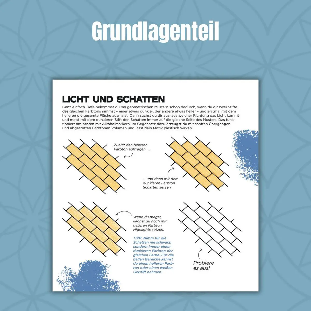 Bild: 9783735883100 | Geometrische Muster | Einfach ausmalen und entspannen | Natascha Pitz