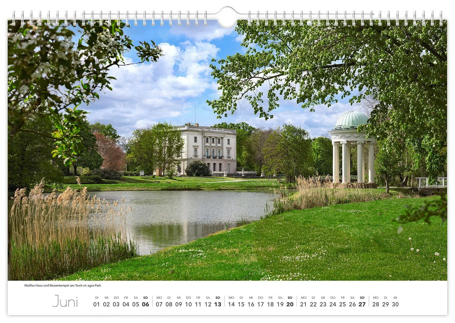 Bild: 9783912303100 | Kalender Leipzig 2027 | 45 x 30 cm weißes Kalendarium | Peter Schubert