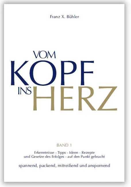 Cover: 9783941633100 | Vom Kopf ins Herz | Franz X. Bühler | Buch | 168 S. | Deutsch | 2002