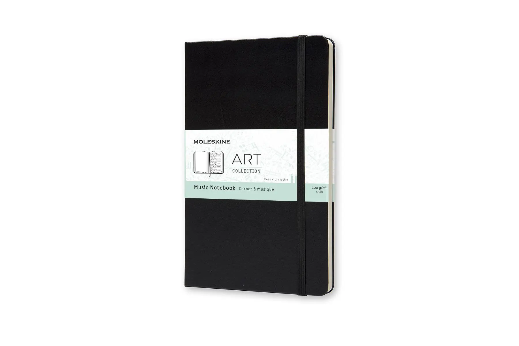 Cover: 9788862933100 | Moleskine Musiknotizbuch, L/A5, 70g-Papier, Hard Cover, Schwarz | 2011