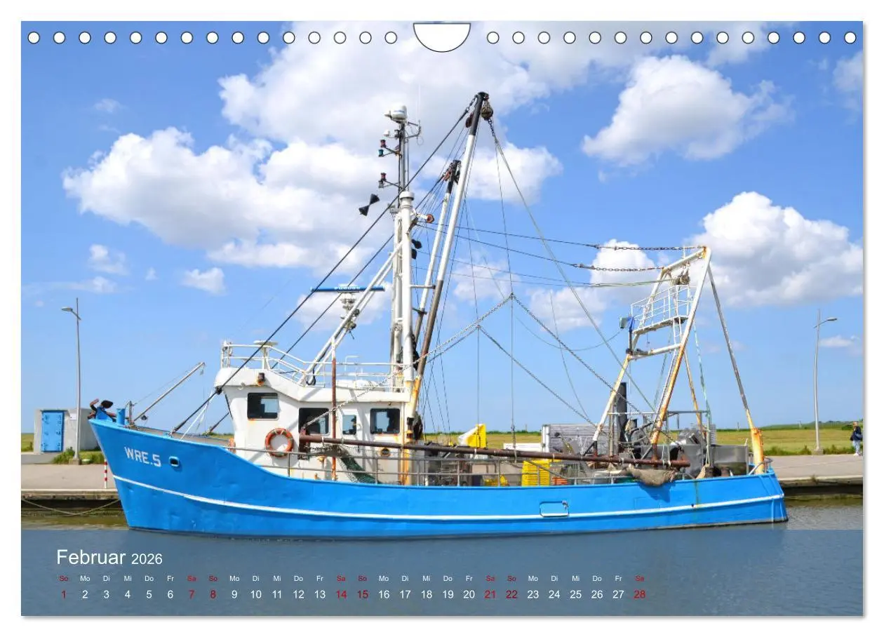 Bild: 9783457373200 | Nordsee-Krabbenkutter (Wandkalender 2026 DIN A4 quer), CALVENDO...