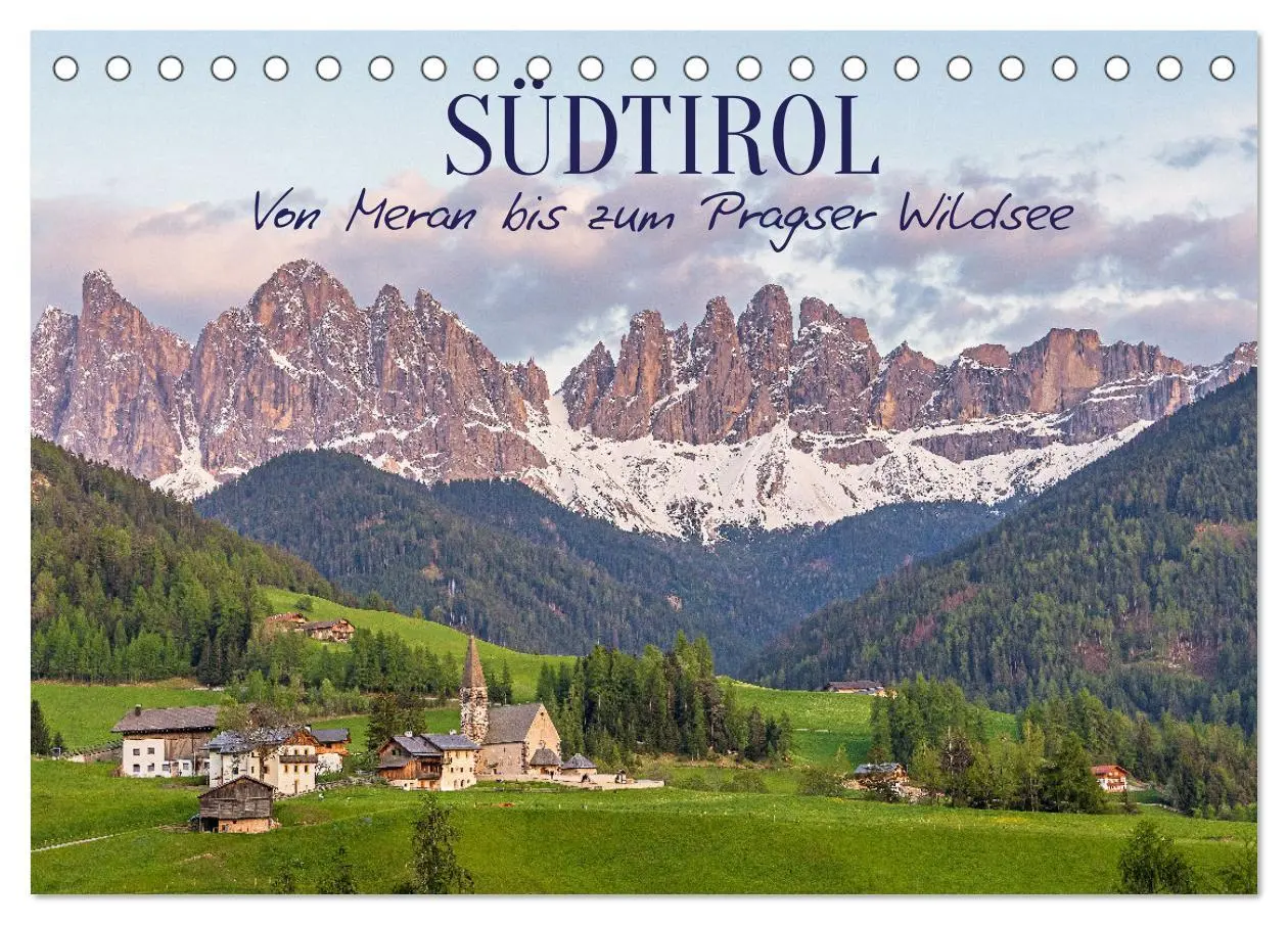 Cover: 9783457513200 | Südtirol - Von Meran bis zum Pragser Wildsee (Tischkalender 2026...