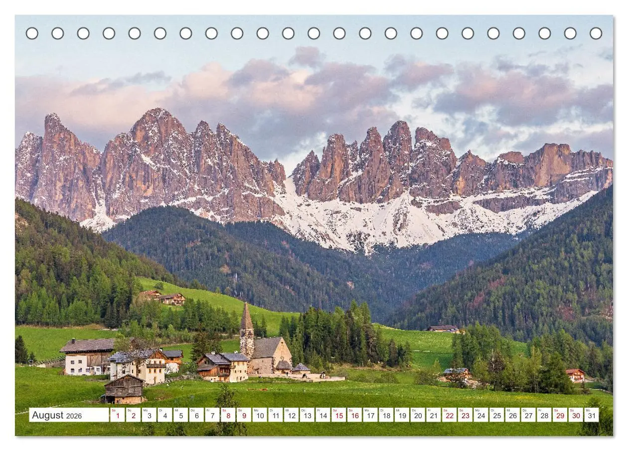 Bild: 9783457513200 | Südtirol - Von Meran bis zum Pragser Wildsee (Tischkalender 2026...