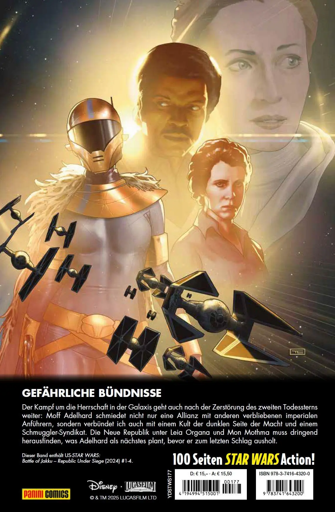 Rückseite: 9783741643200 | Star Wars Comics: Die Schlacht von Jakku 2 - Unter Belagerung | Buch