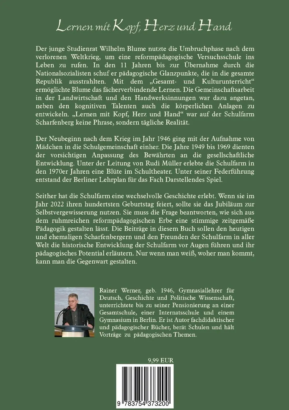 Rückseite: 9783754373200 | Schulfarm Scharfenberg 1922-2022 | Rainer Werner | Taschenbuch | 2021