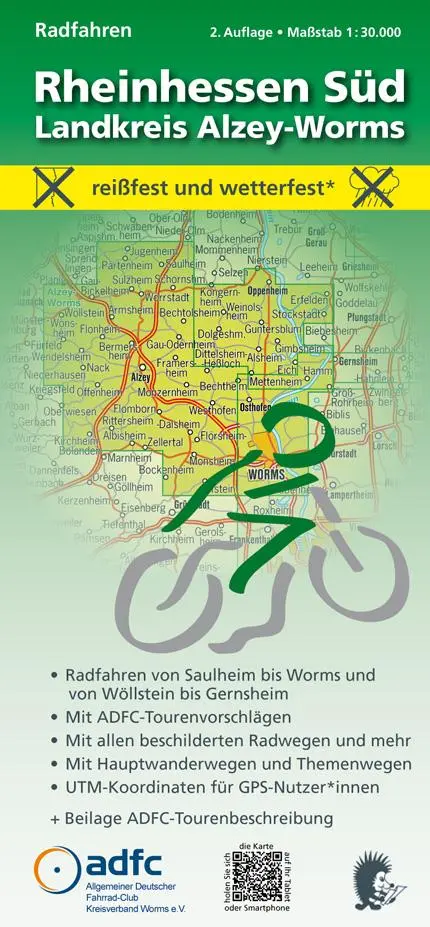 Cover: 9783947593200 | Radfahren - Rheinhessen Süd / Landkreis Alzey-Worms | Michael Messer