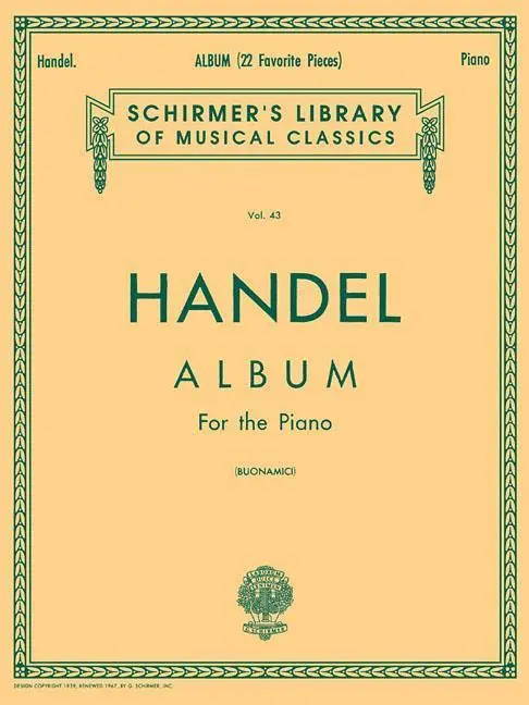 Cover: 73999523300 | Album (22 Favorite Pieces) | Giuseppe Buonamici | Broschüre | Buch