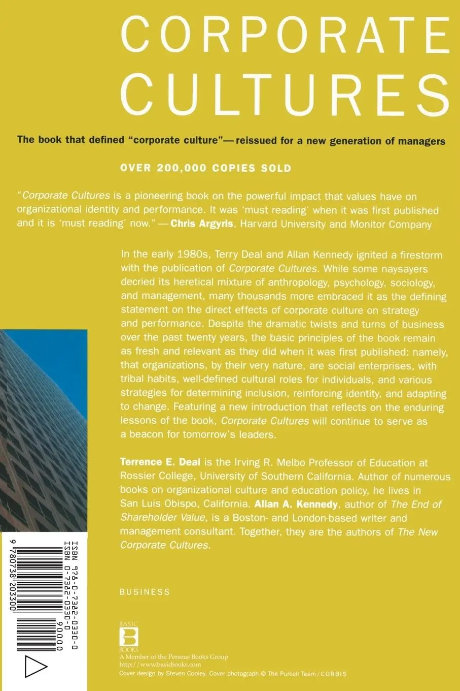 Rückseite: 9780738203300 | Corporate Cultures 2000 Edition | Terry Deal (u. a.) | Taschenbuch