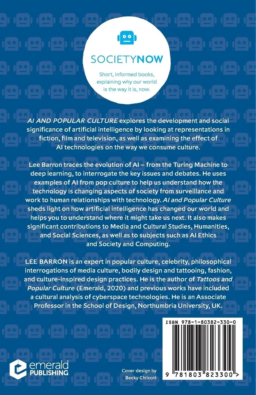 Rückseite: 9781803823300 | AI and Popular Culture | Lee Barron | Taschenbuch | Englisch | 2022