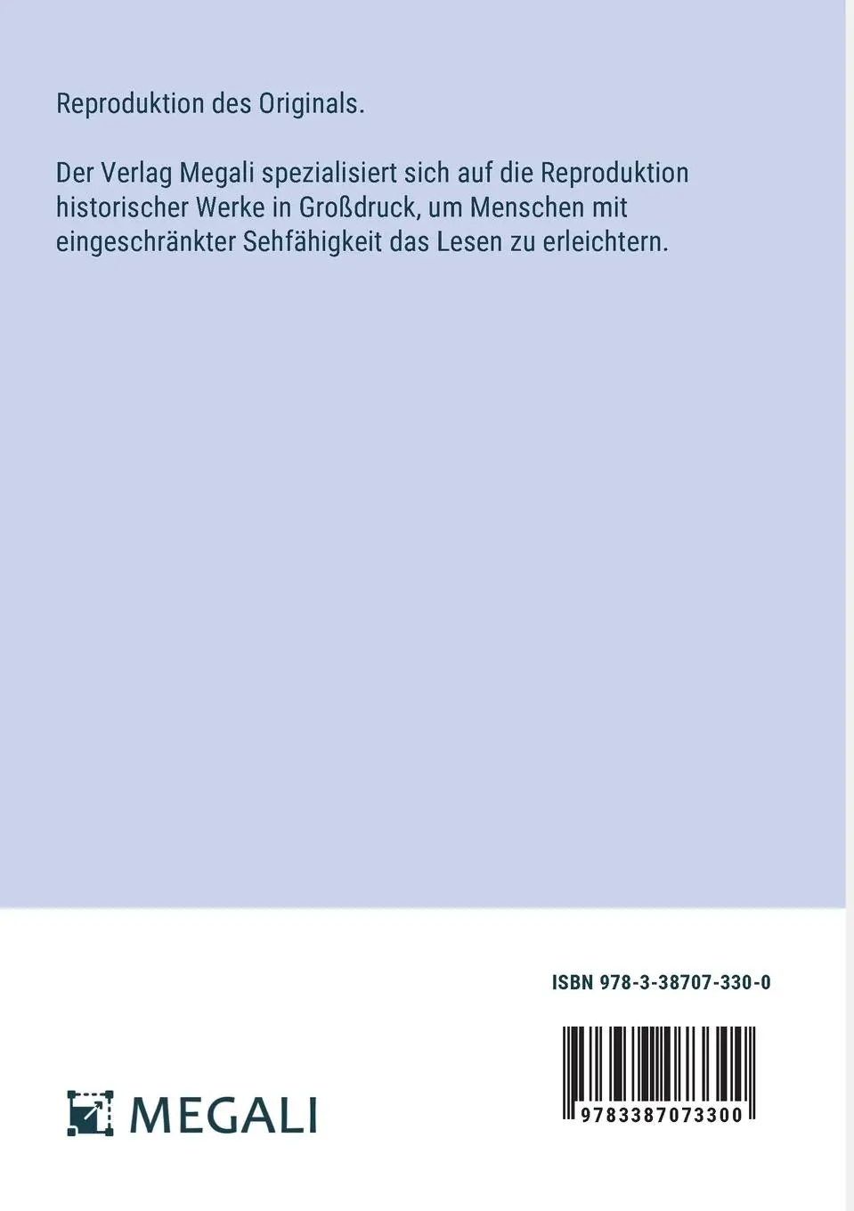Rückseite: 9783387073300 | Das Buch vom Brüderchen; Roman einer Ehe | in Großdruckschrift | Buch