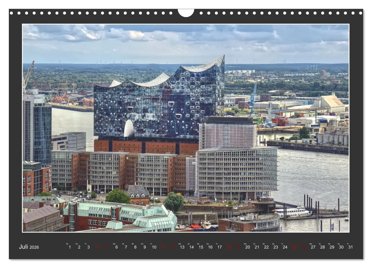 Bild: 9783457503300 | Wahrzeichen Elbphilharmonie (Wandkalender 2026 DIN A3 quer),...