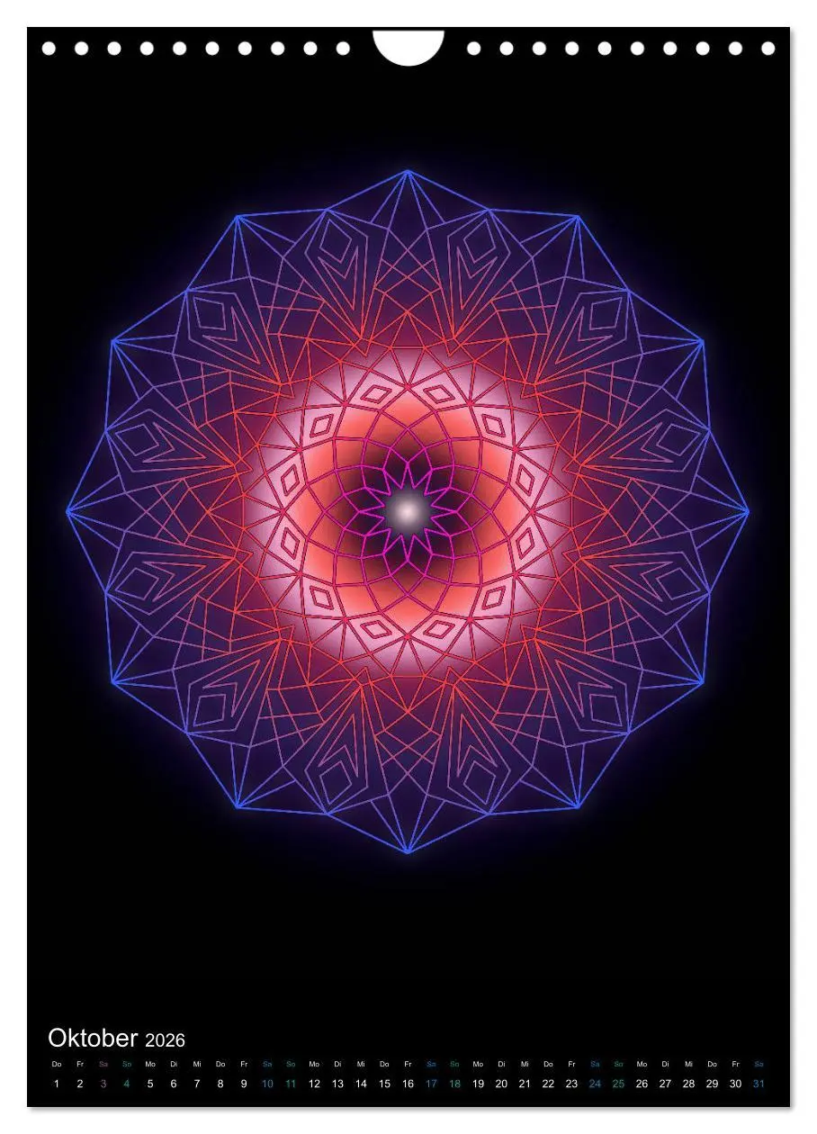 Bild: 9783516383300 | Mandala-Kalender 2026 (Wandkalender 2026 DIN A4 hoch), CALVENDO...
