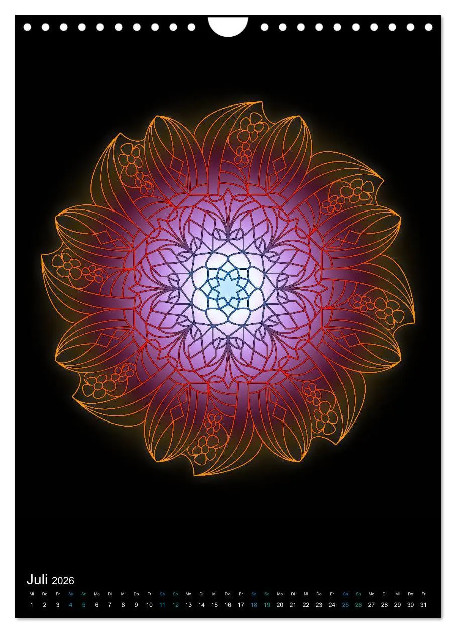 Bild: 9783516383300 | Mandala-Kalender 2026 (Wandkalender 2026 DIN A4 hoch), CALVENDO...