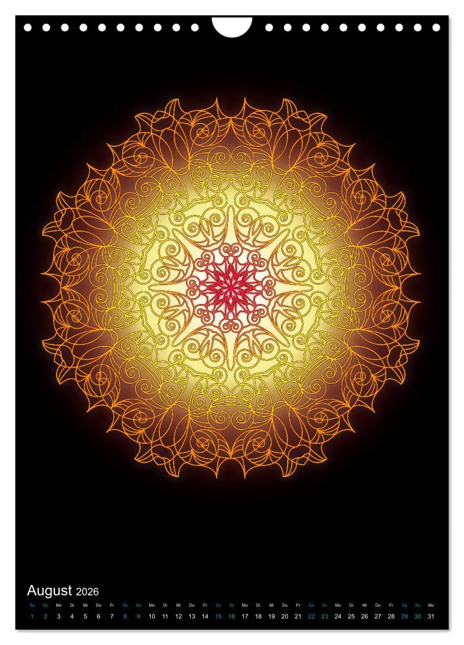 Bild: 9783516383300 | Mandala-Kalender 2026 (Wandkalender 2026 DIN A4 hoch), CALVENDO...