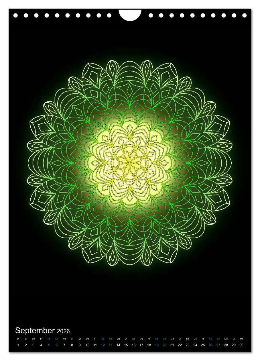 Bild: 9783516383300 | Mandala-Kalender 2026 (Wandkalender 2026 DIN A4 hoch), CALVENDO...