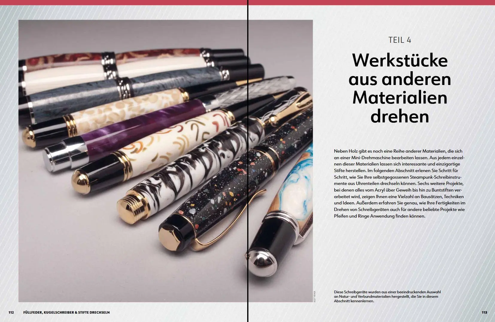 Bild: 9783702023300 | Füllfeder, Kugelschreiber &amp; Stifte drechseln | Barry Gross | Buch
