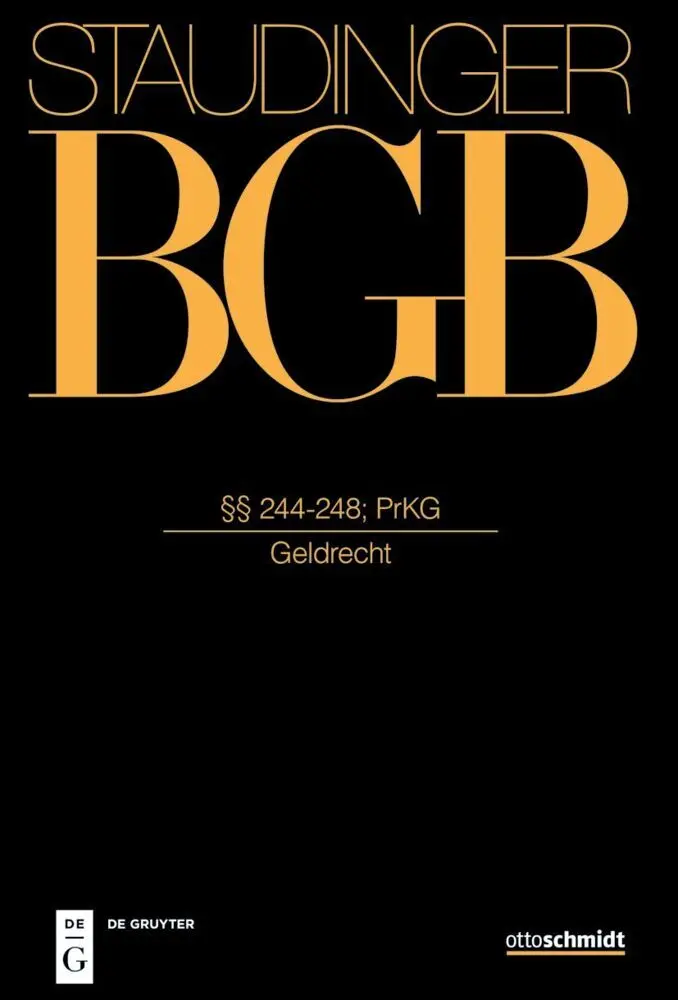 Cover: 9783805913300 | §§ 244-248; PrKG | (Geldrecht) | Sebastian Omlor (u. a.) | Buch | VIII