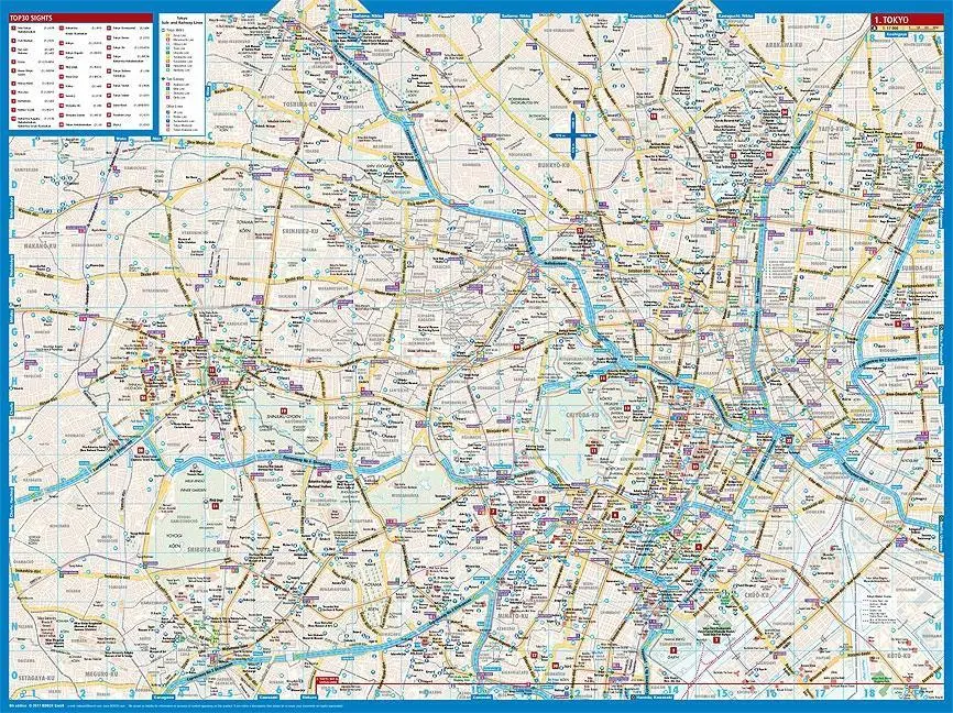 Bild: 9783866093300 | Tokyo 1 : 17 000 | Tokyo, Tokyo Bay &amp; Shinagawa, Tokyo &amp; Region | 2 S.