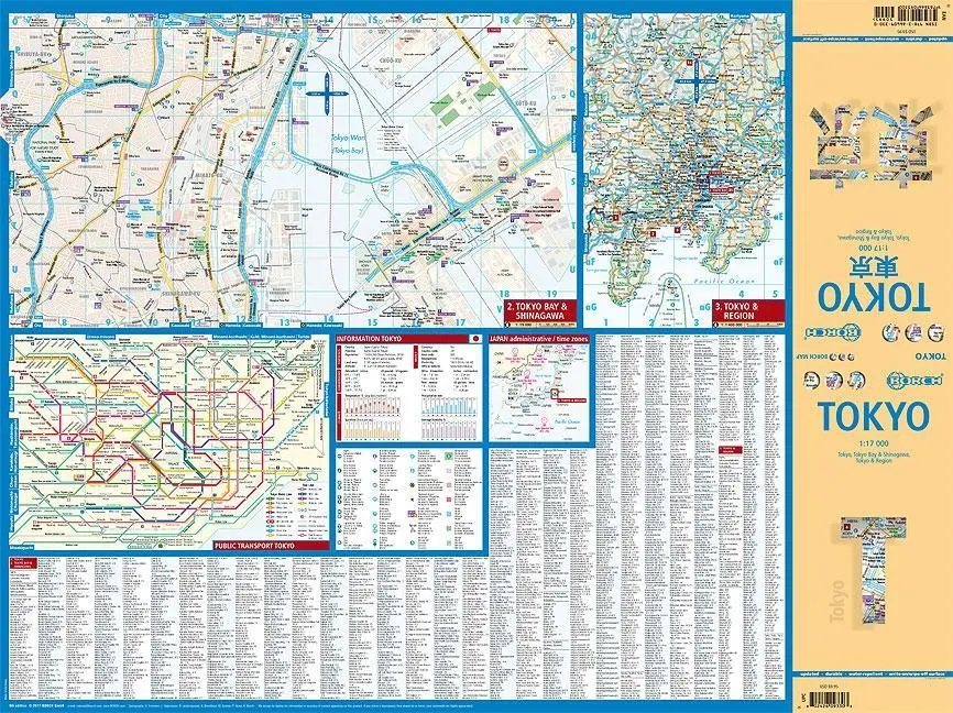 Bild: 9783866093300 | Tokyo 1 : 17 000 | Tokyo, Tokyo Bay &amp; Shinagawa, Tokyo &amp; Region | 2 S.