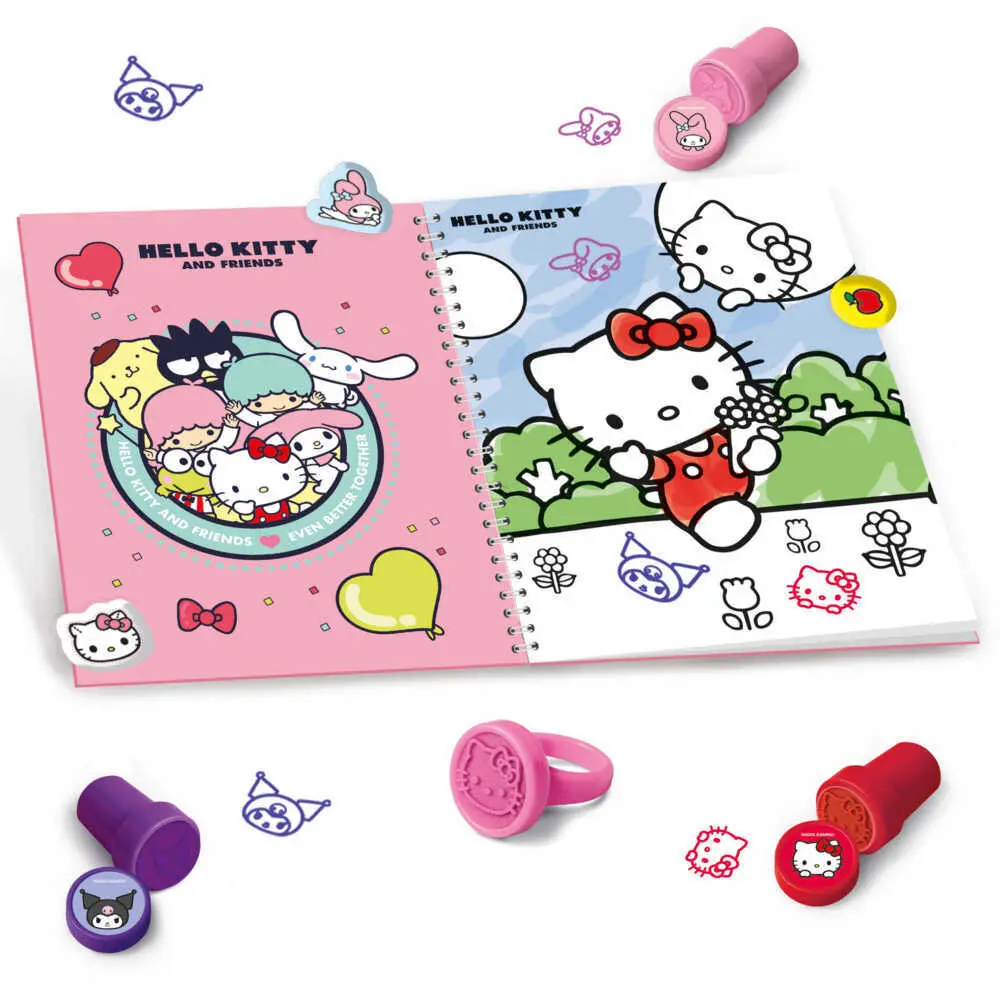 Bild: 9788833513300 | Hello Kitty And Friends Stickers &amp; Stempel In Display 8 | Taschenbuch