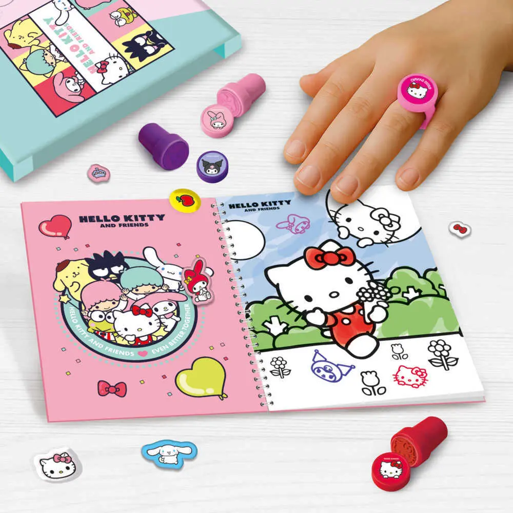 Bild: 9788833513300 | Hello Kitty And Friends Stickers &amp; Stempel In Display 8 | Taschenbuch
