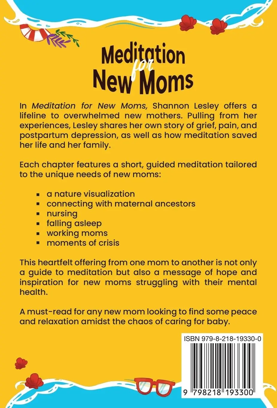 Rückseite: 9798218193300 | Meditation for New Moms | Shannon Lesley | Taschenbuch | Englisch