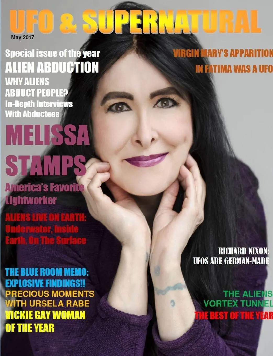Cover: 9781365863400 | UFO &amp; SUPERNATURAL Magazine, May 2017. Economy Edition | Lafayette