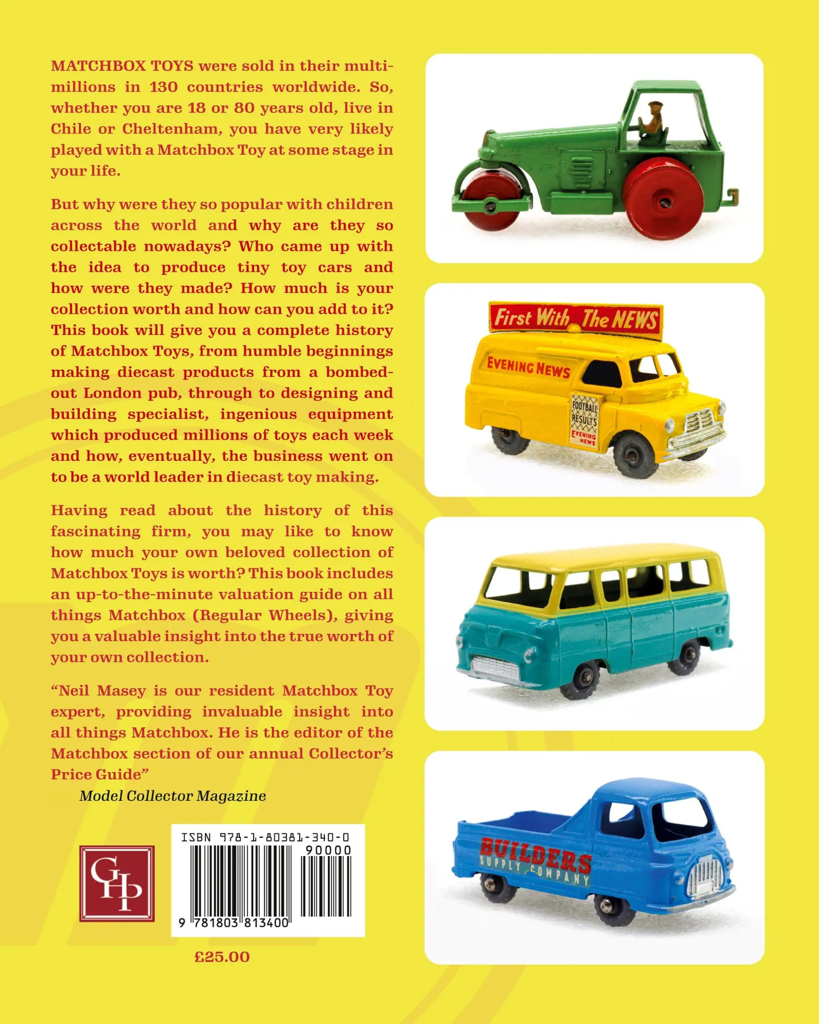 Rückseite: 9781803813400 | The Maseytoys Guide to Matchbox | Neil Masey | Taschenbuch | Englisch