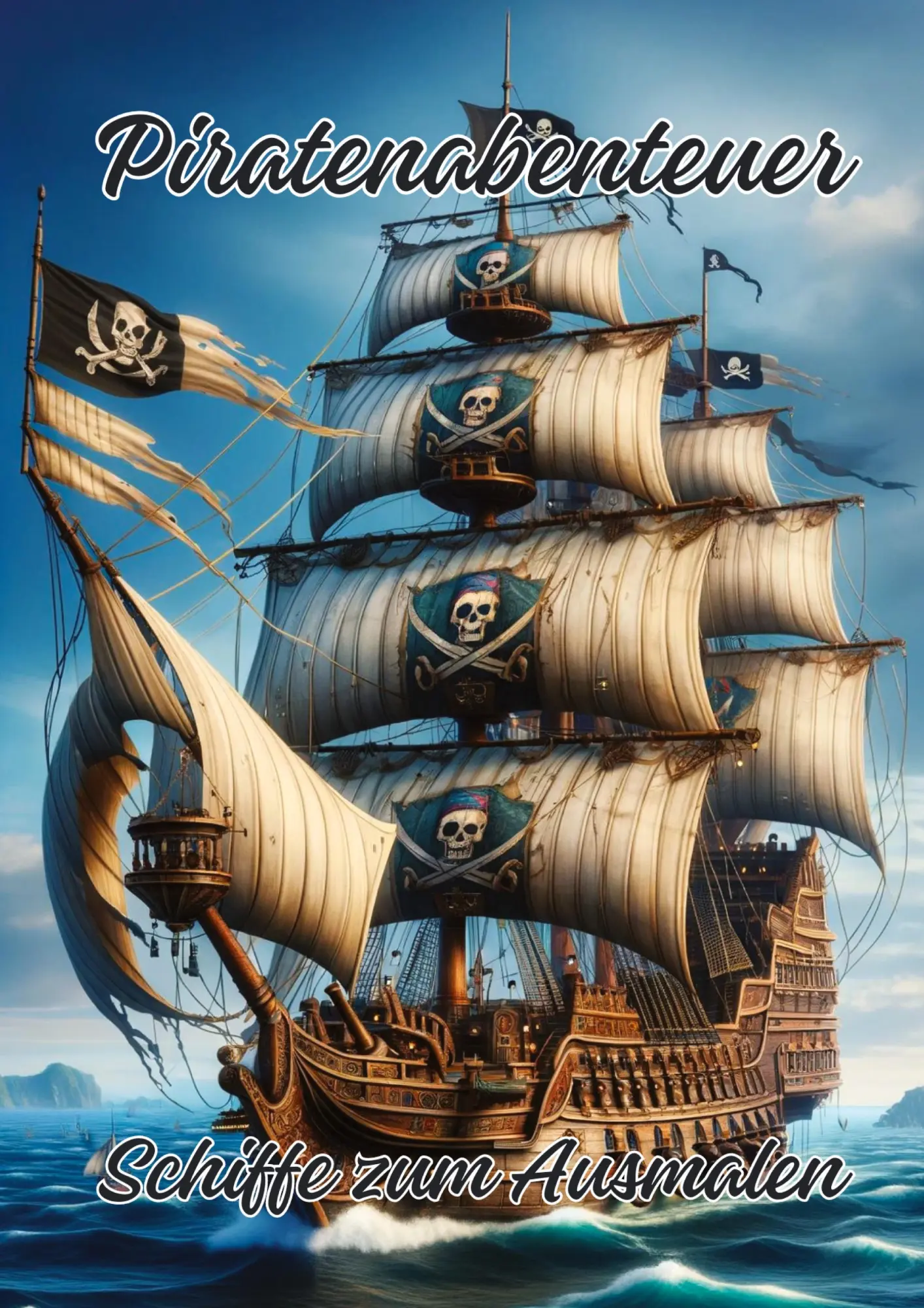 Cover: 9783384233400 | Piratenabenteuer | Schiffe zum Ausmalen | Ela Artjoy | Taschenbuch