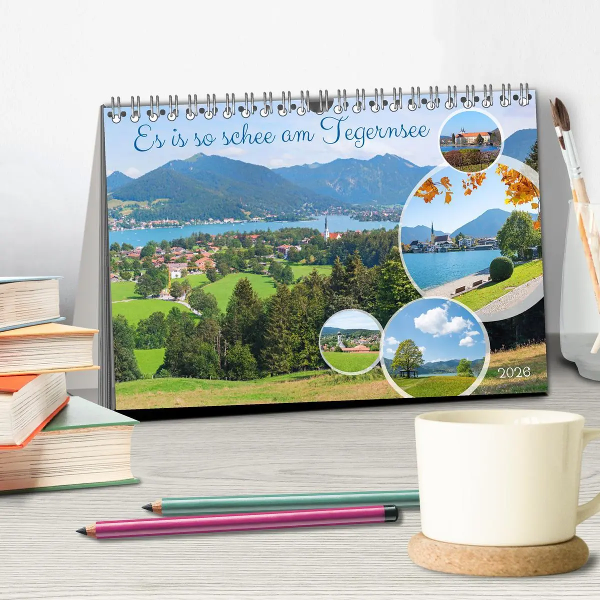 Bild: 9783457283400 | Es is so schee am Tegernsee (Tischkalender 2026 DIN A5 quer),...
