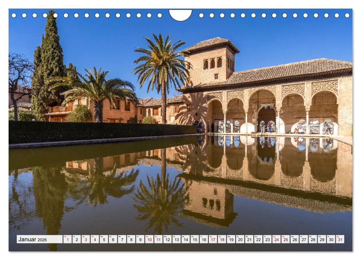 Bild: 9783457593400 | Andalusien - Granada (Wandkalender 2026 DIN A4 quer), CALVENDO...
