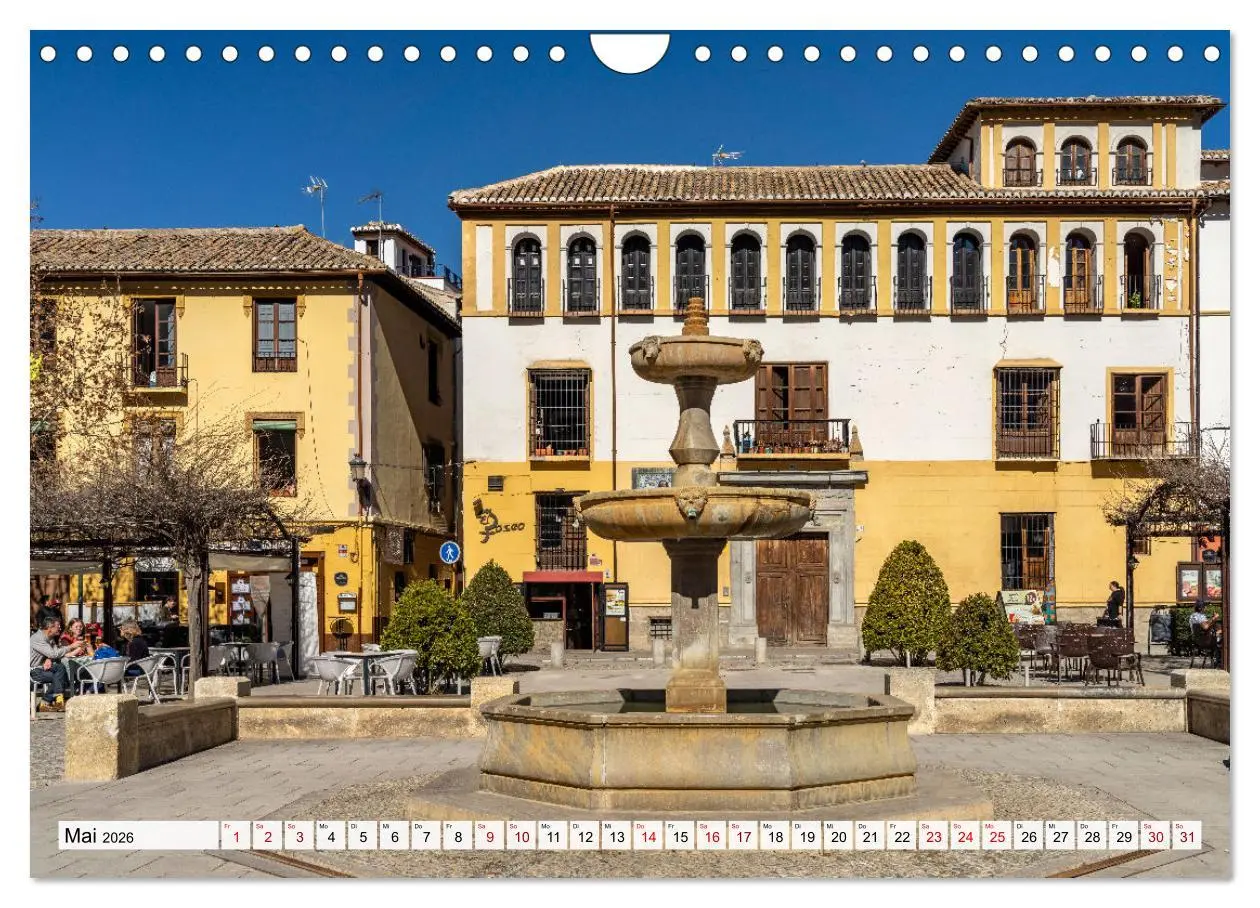 Bild: 9783457593400 | Andalusien - Granada (Wandkalender 2026 DIN A4 quer), CALVENDO...