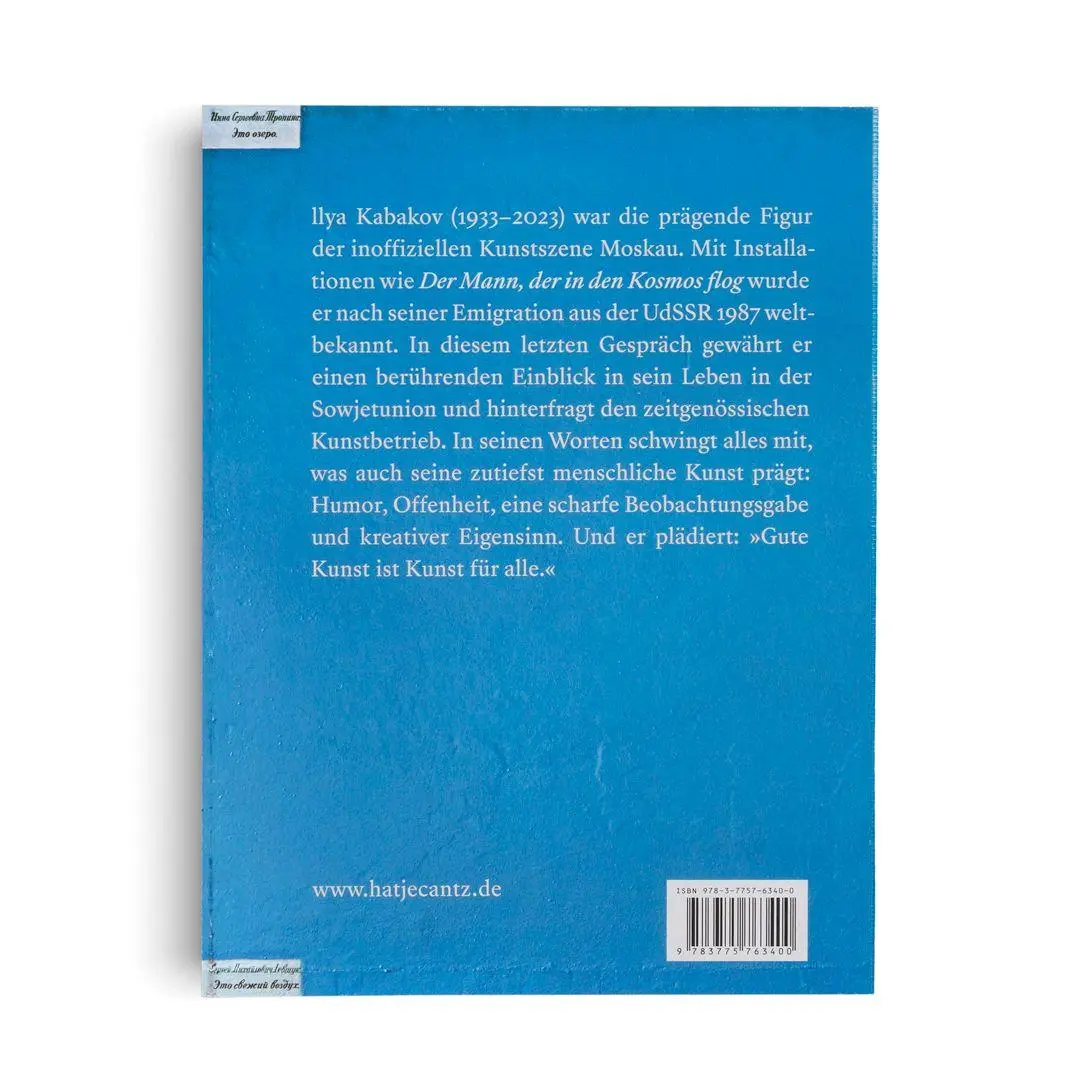 Bild: 9783775763400 | Ilya Kabakov. Brief in die Zukunft | Ein Gespräch mit Claudia Jolles