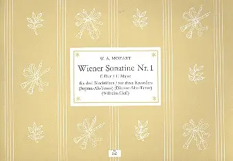 Cover: 9790204403400 | Wiener Sonatine 1 C | Wolfgang Amadeus Mozart | Buch