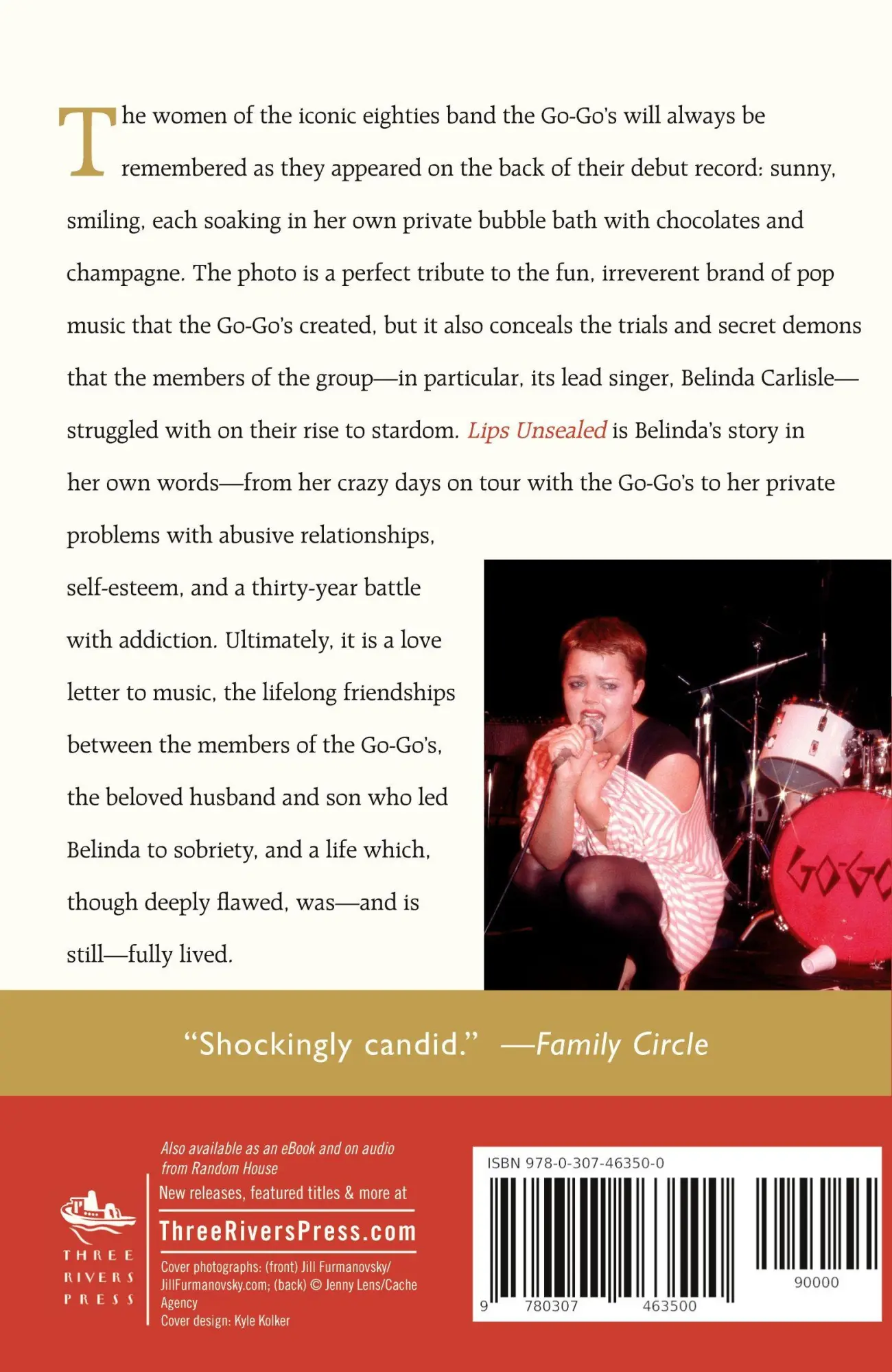 Rückseite: 9780307463500 | Lips Unsealed | A Memoir | Belinda Carlisle | Taschenbuch | Englisch