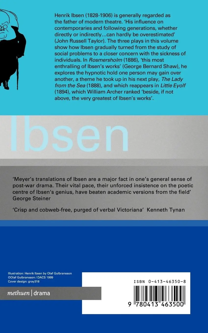 Rückseite: 9780413463500 | Ibsen Plays Three | Henrik Johan Ibsen | Taschenbuch | Englisch | 1980