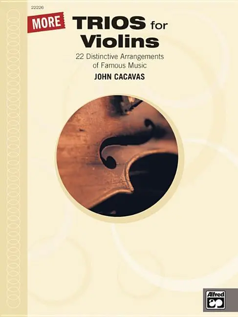 Cover: 9780739033500 | More Trios for Violin | 22 Distinctive Arrangements of Famous Music